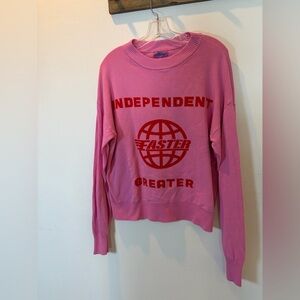 Edikted pink oversized sweater size M